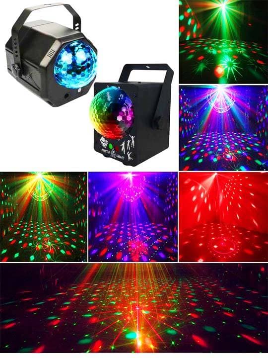 Светомузыка для домашних вечеринок 3D RGB